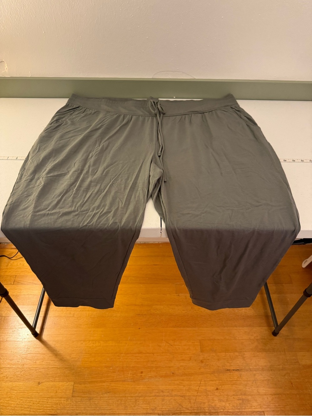 Gray Drawstring Jogger Lounge Pants